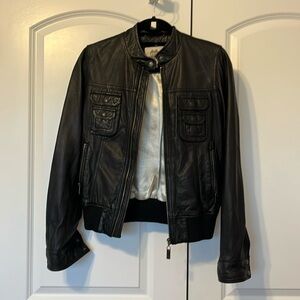 Esley Black Leather Jacket